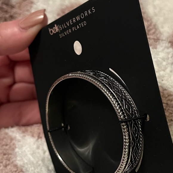 The best stocking stufferBelk Silver works,silver plated brand new boho bracelet - Picture 3 of 4